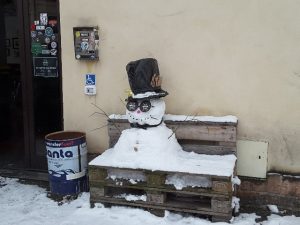 Un pupazzo di neve... comodo