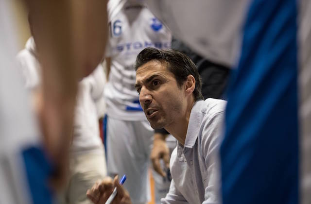 Daniele Aniello, allenatore della Ristopro Fabriano (foto di Marco Teatini)