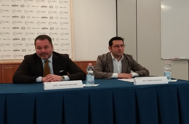 Il presidente di Clabo, Pierluigi Bocchini e l'amministratore delegato, Mario Ravallese