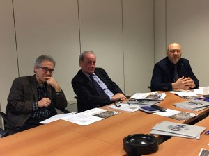 Da sinistra, Giovanni Dini e al centro Pietro Marcolini