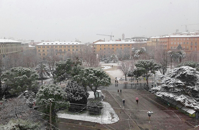 Piazza Cavour ad Ancona