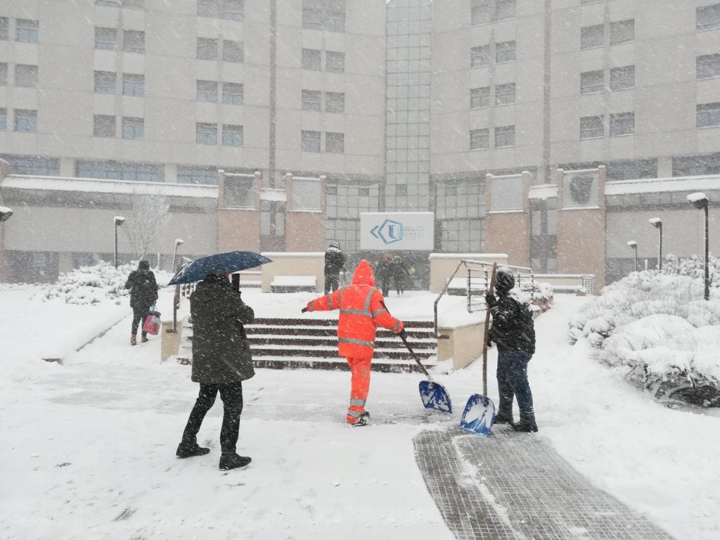 Spalatori all'ospedale di Torrette