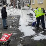 Squadre al lavoro per liberare l’ospedale dalla neve