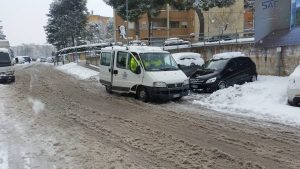 Neve a Falconara (Foto: Protezione Civile Falconara)