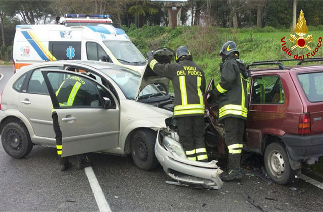 incidente sulla provinciale Arceviese alle Bettolelle di Senigallia