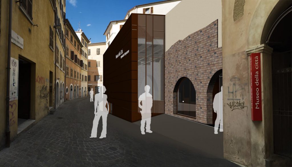 Rendering della nuova aula del Museo della città