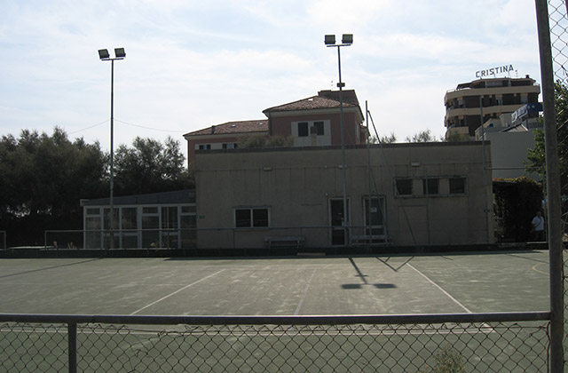 I campi da tennis al Ponterosso, a Senigallia