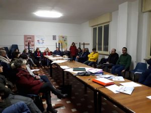 La riunione dei volontari a Falconara