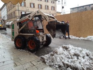 Sgombero neve Corso Matteotti