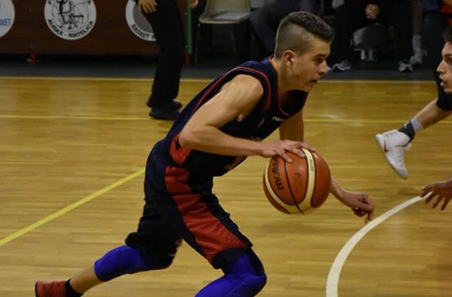 Il diciassettenne Christian Conti (Bad Boys Fabriano) autore di 24 punti contro la Pro Basket Osimo