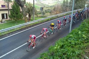 I ciclisti della Tirreno-Adriatica
