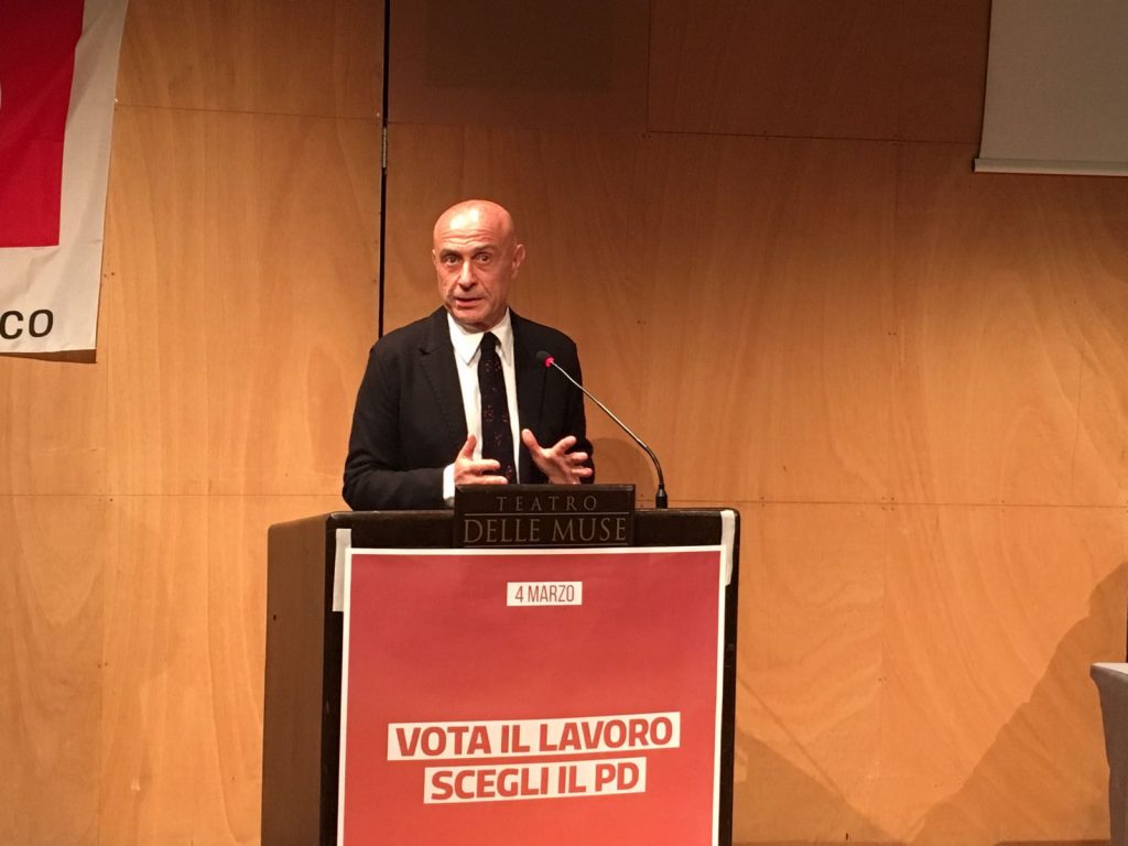 L'intervento del Ministro Marco Minniti al Teatro delle Muse di Ancona