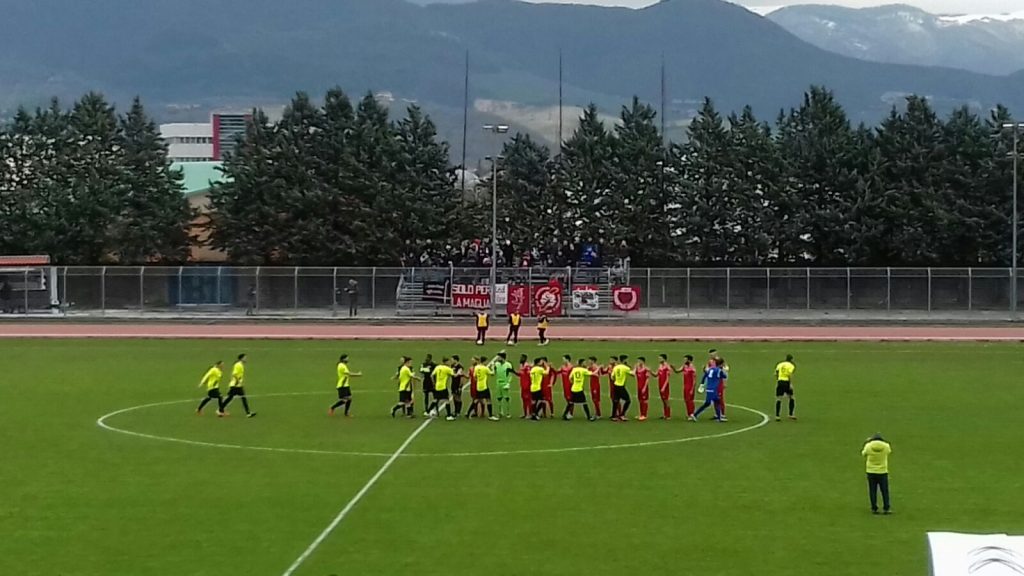 Formazioni in campo per il derby Fabriano Cerreto-Jesina Calcio