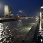 Il fiume Misa a Senigallia, zona porto