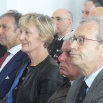 La presidente della Provincia Serrani, il questore Capocasa e il prefetto D'Acunto