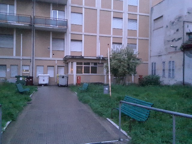 La zona dell'ex laboratorio analisi