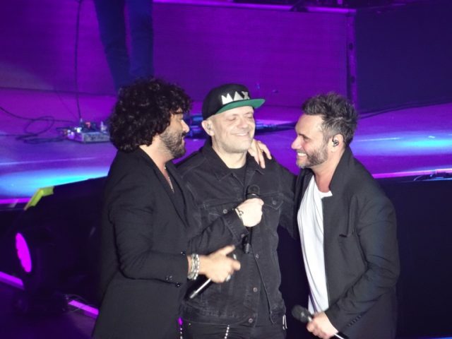 Max Pezzali, Nek e Francesco Renga in concerto ad Ancona