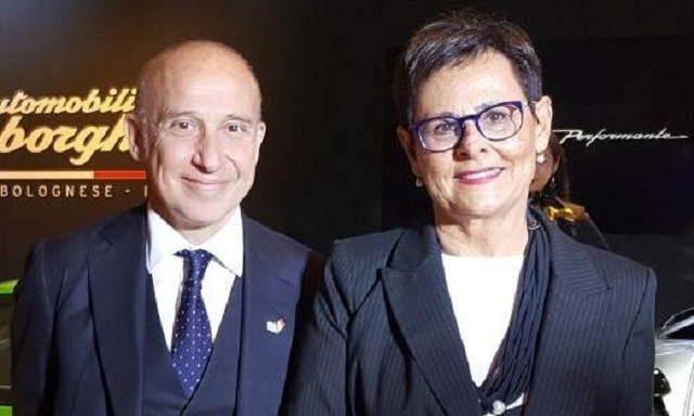 la vice presidente Anna Casini con l’ambasciatore d’Italia a Tokyo Giorgio Starace