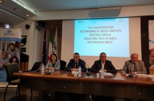 Da destra Clodia Vurro, Francesco Marchesi, Luca Ceriscioli e Rossano Bartoli