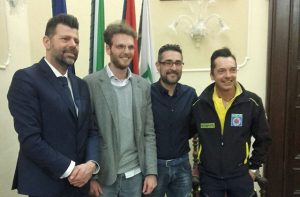 Davide Fronzi (secondo da sinistra) eletto presidente del Comitato comunale delle associazioni e dei gruppi di protezione civile di Senigallia