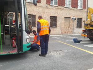 Autobus in panne