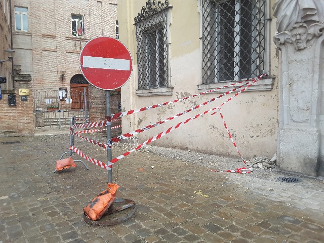 Palazzo Baldeschi - Balleani transennato