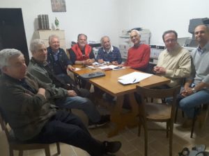 Il Comitato organizzatore, don Vittorio Magnanelli, Goffredo Zannini, Cristofaro Dziegielewski, Arcangelo Laghezza, Giovannino Triani, Franco Mercadante, Giovanni Carletti, Massimiliano Mattoli