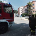 I vigili del fuoco alla "Krueger"