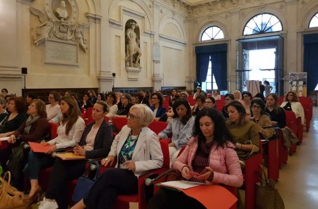 La platea del corso di formazione sull'imprenditoria femminile