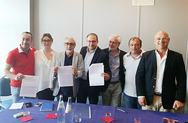 Il "contratto" firmato dalle forze di centrodestra per Senigallia