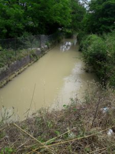 Il canale artificiale di Sant'Elena