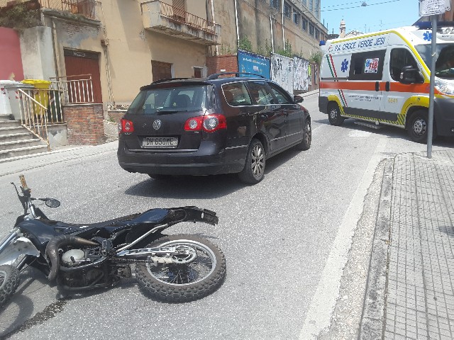 L'incidente in via Roma