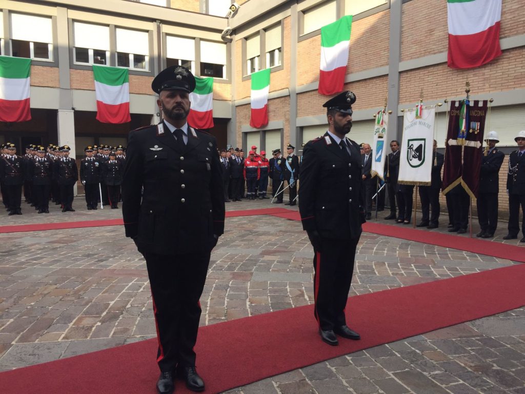 Encomio solenne ai carabinieri Sergio Palmieri e Simone Fazzari per aver bloccato e arrestato Luca Traini, autore della strage e tentato omicidio plurimo a Macerata