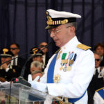 L'intervento dell'ammiraglio Walter Girardelli (Foto Claudio Bugatti Studio F)