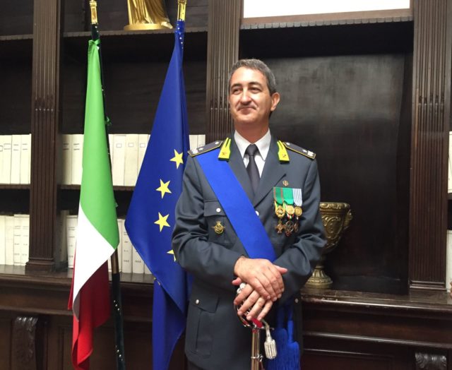 Il comandante provinciale Carozza