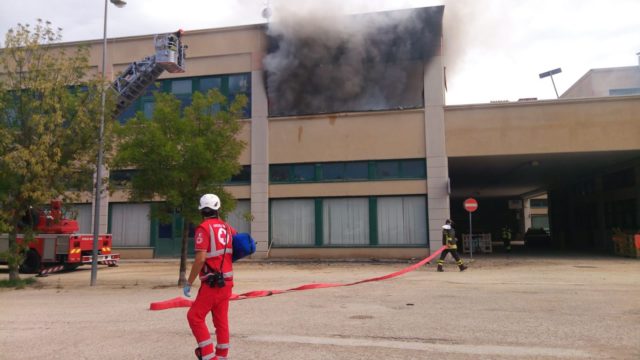 I soccorsi della Croce Rossa
