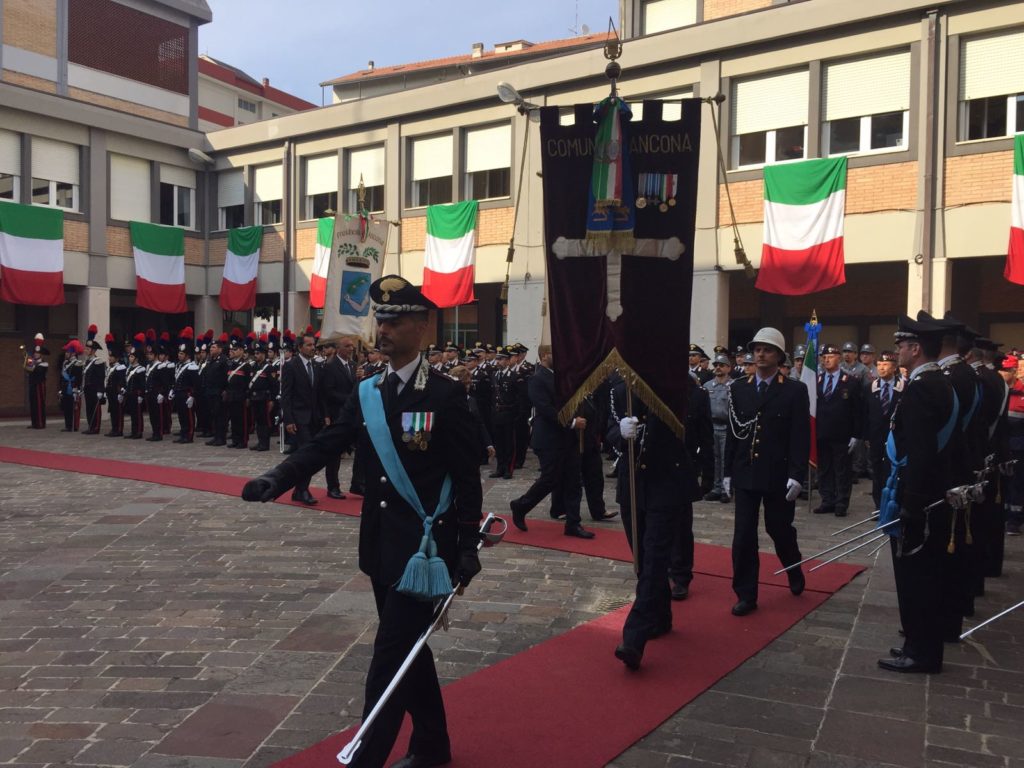 La cerimonia dei Carabinieri ad Ancona per il 204° anniversario della Fondazione dell'Arma