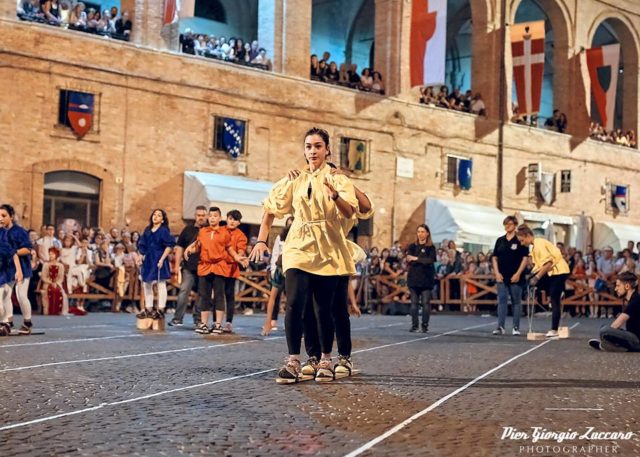 Un momento del Palio di San Giovanni Battista a Fabriano