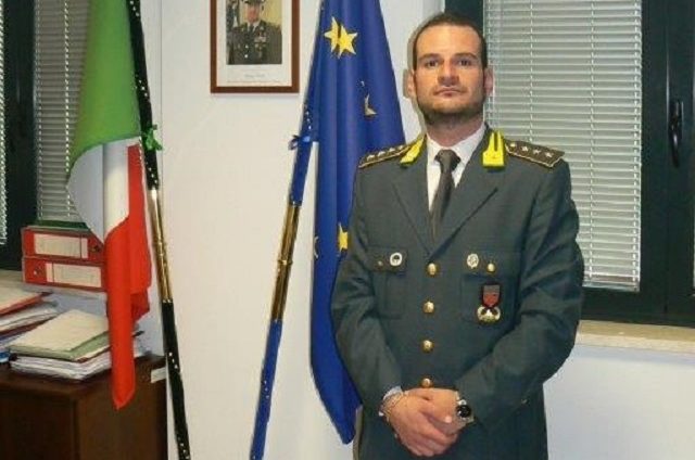 Il capitano Emilio Fuscellaro, comandante della Guardia di Finanza di Macerata, (Foto: Guardia di Finanza)