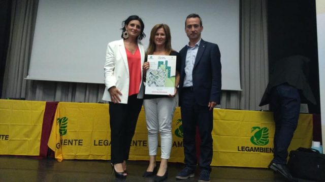 L'assessore Romina Calvani premiata da Legambiente