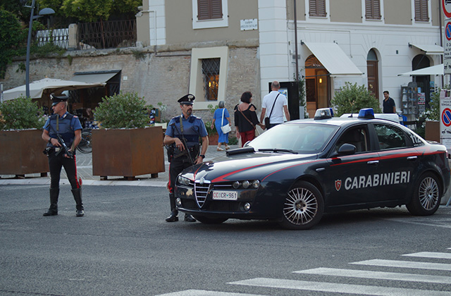 I controlli dei Carabinieri a Senigallia