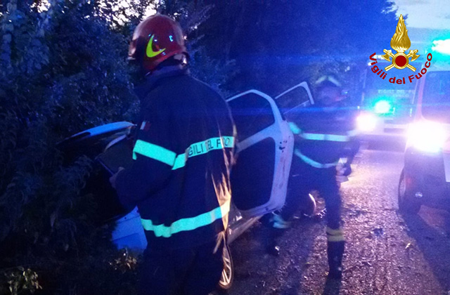 incidente a Corinaldo: l'intervento dei Vigili del fuoco