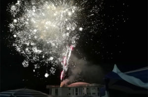 I fuochi d'artificio a Senigallia per la Notte della Rotonda 2018