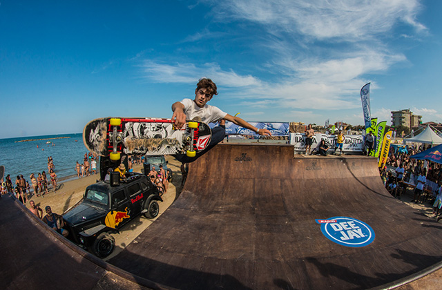 Lo skate park agli XMasters di Senigallia