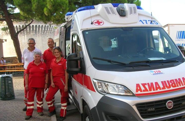 I volontari di Croce Rossa di Senigallia durante il Summer Jamboree