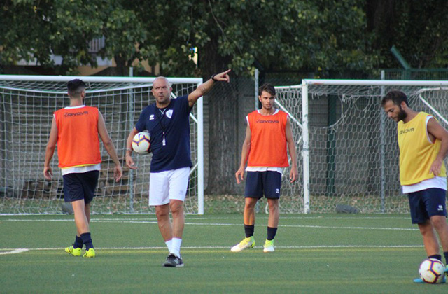 Massimiliano Guiducci conduce gli allenamenti dell'Fc Vigor Senigallia