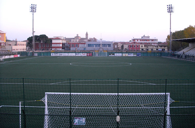 Lo stadio comunale "Goffredo Bianchelli" a Senigallia