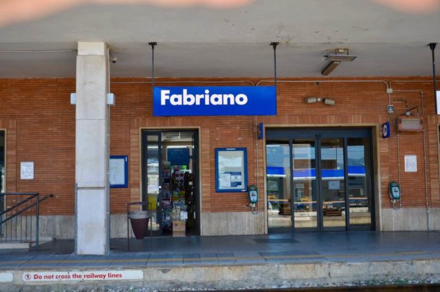 La stazione ferroviaria di Fabriano