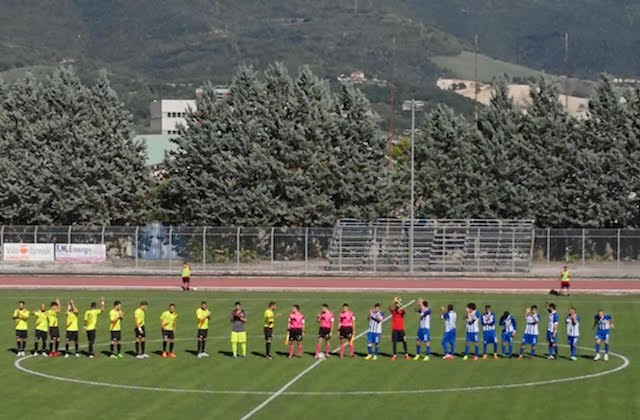 L'ingresso in campo di Fabriano Cerreto e Porto Sant'Elpidio