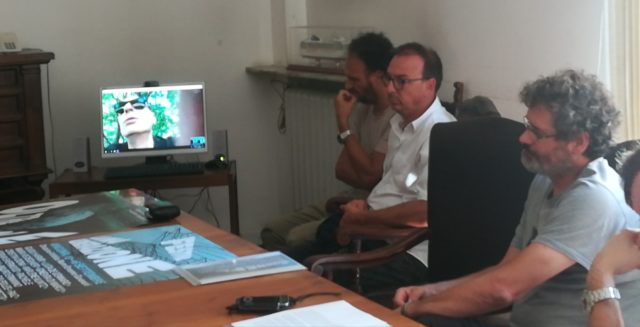L'assessore Marasca in collegamento skype con il direttore artistico Giovanardi